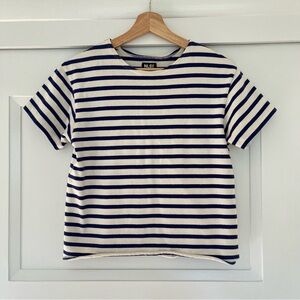 NLST Blue and White Striped Tee